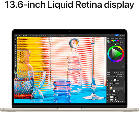 Apple MacBook Air 13.6" (2022) QHD+ (M2-8‑core/16GB/256GB SSD) Starlight (GR Keyboard) view 5