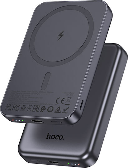 Hoco J160 Power Bank 5000mAh 5W with USB-C Port Black view 1