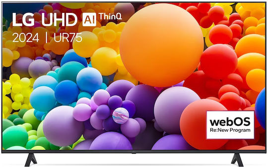 LG Smart Television 50" 4K UHD LED 50UR75003LK HDR (2023) view 1
