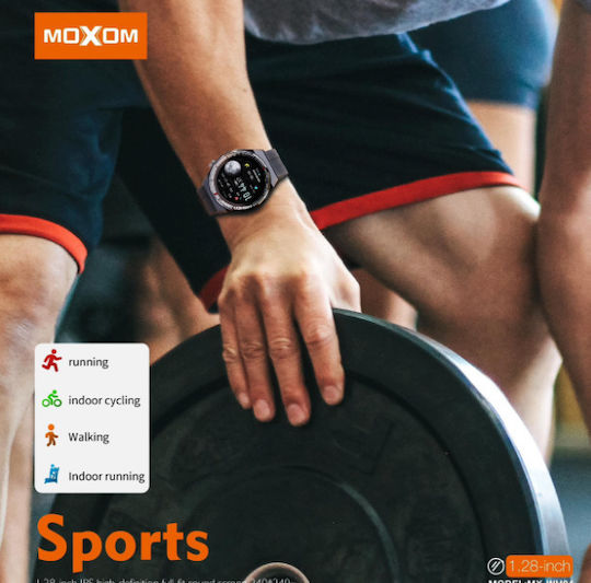 Moxom Sports Waterproof Smartwatch with Heart Rate Monitor (Black) vue 4