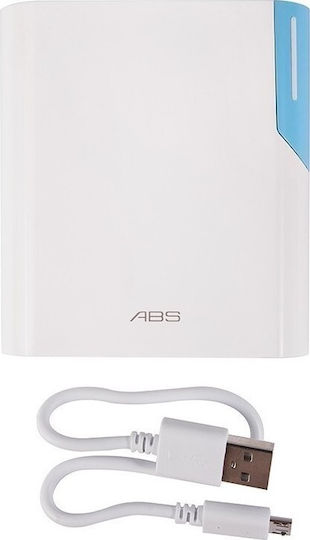 Y40 Power Bank 10400mAh with 2 USB-A Ports White