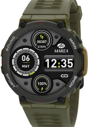 Marea B60004/2 Smartwatch with Heart Rate Monitor (Green) view 3