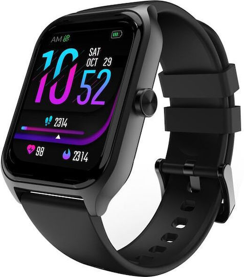 HiFuture Ultra2 Pro 45mm Smartwatch with Heart Rate Monitor (Black) vue 2