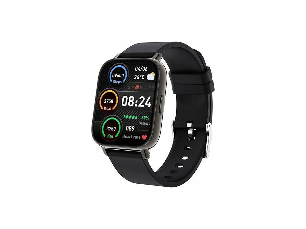 Waterproof Smartwatch M4 Smart Watch Touch Screen Bluetooth Connection Black Aria Trade view 1