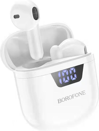 Borofone BW05 Earbud Bluetooth Handsfree Earphones with Charging Case White view 4