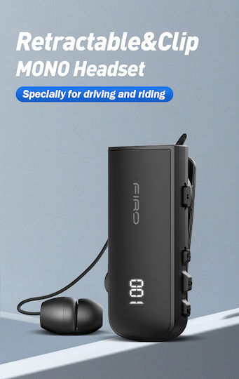 Firo H16J In-ear Bluetooth Handsfree Earphone Lapel with Sweat Resistance Black Ansicht 5