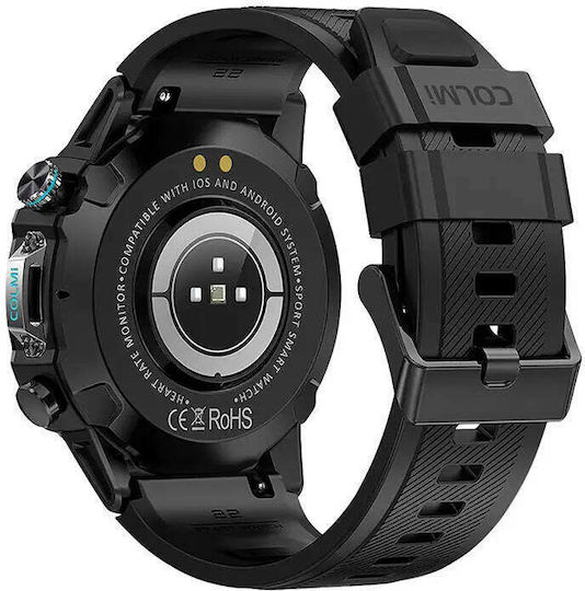 Colmi M42 Smartwatch with Heart Rate Monitor (Black) view 3