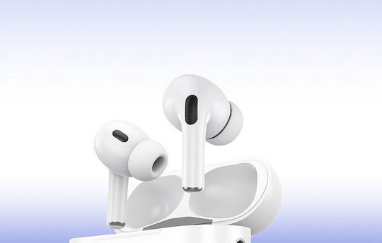 Foneng BL129 Earbud Bluetooth Handsfree Earphones with Charging Case White view 5