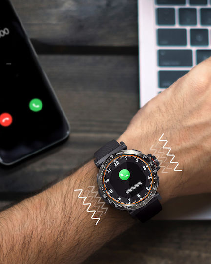 BlitzWolf BW-AT1 Smartwatch with Heart Rate Monitor (Black) vue 3