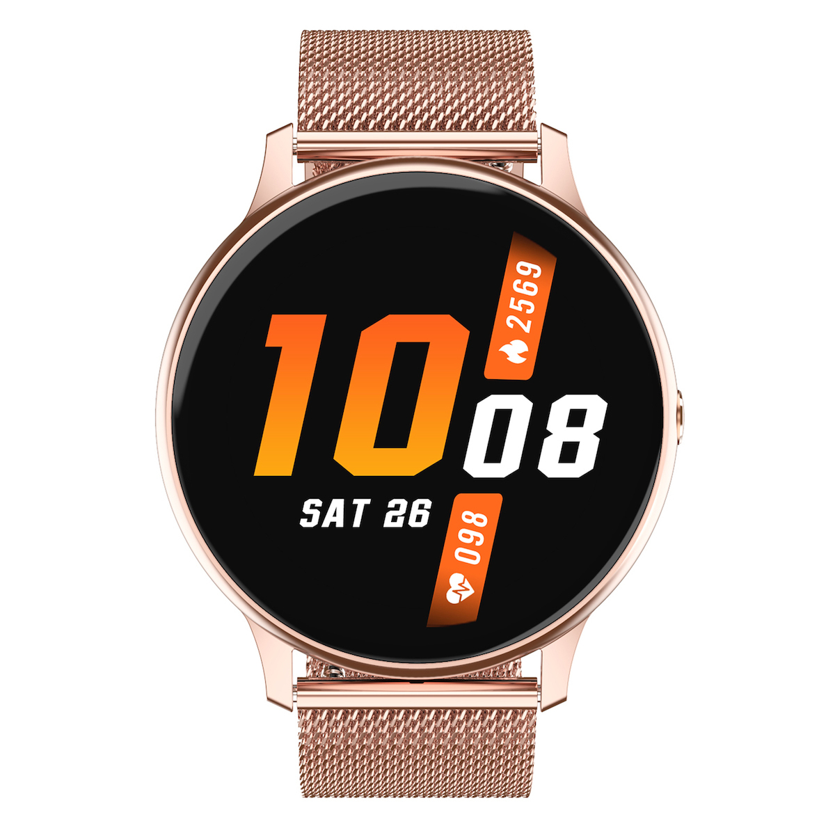 DoFIT PRO Aluminium Smartwatch with Heart Rate Monitor (Gold) view 3