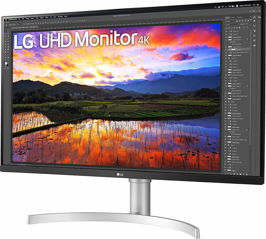 LG 32UN650-W IPS HDR Monitor 31.5" 4K 3840x2160 With Response Time 5ms GTG White vue 2