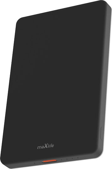 Maxlife MXPB-05 MagSafe Power Bank 5000mAh 20W with USB-C Port Power Delivery Black view 3