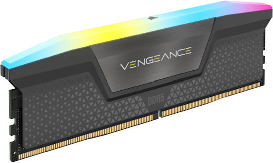Corsair Vengeance RGB DDR5 32GB RAM with 2x16GB Modules and Speed 6000 for Desktop CMH32GX5M2F6000Z36 view 6