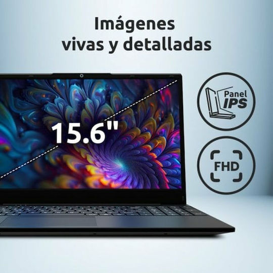 Alurin Flex Advance 15.6" IPS FHD (Ryzen 7-5700U/16GB/1TB SSD/W11 Home) (ES Keyboard) view 6
