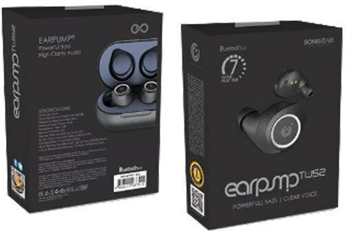 Sonic Gear Earpump 2 In-ear Bluetooth Handsfree Earphones with Charging Case Black view 5