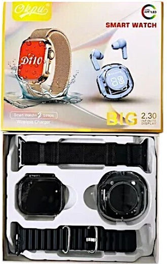 Okpu D110 Smartwatch (Black)