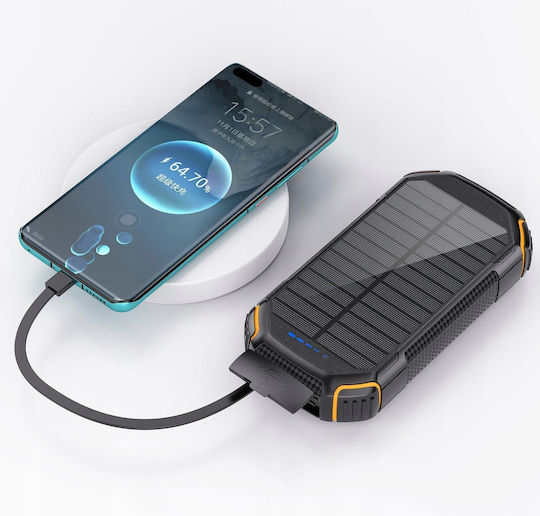 Solar Power Bank 20000mAh 22.5W Black view 1