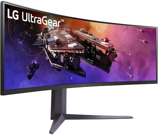 LG UltraGear 45GR75DC-B Ultrawide VA HDR Curved Monitor 44.5" 5120x1440 200Hz with Response Time 1ms GTG view 1