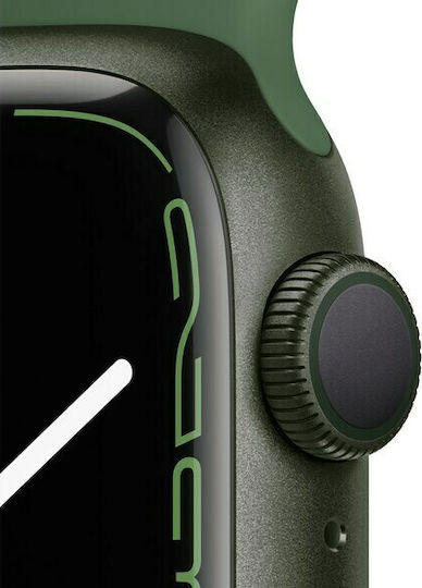 Apple Watch Series 7 Aluminium 41mm Waterproof with Heart Rate Monitor (Green) view 3