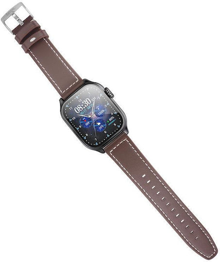 Hoco Y17 Smartwatch with Heart Rate Monitor (Black) view 2