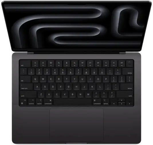 Apple MacBook Pro 14" (2023) 14.2" Retina Display 120Hz (M3-Pro 11-Core/18GB/512GB SSD) Space Black (International English Keyboard) vue 7
