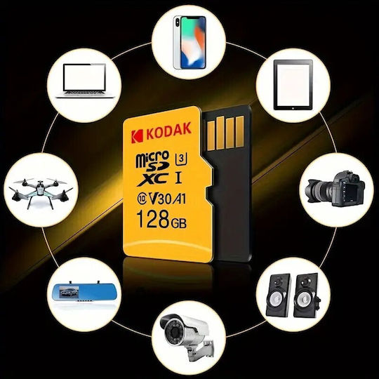 Kodak Ultra Performance microSDXC 64GB U3 V30 A1 UHS-III 95MB/s with Adapter view 7