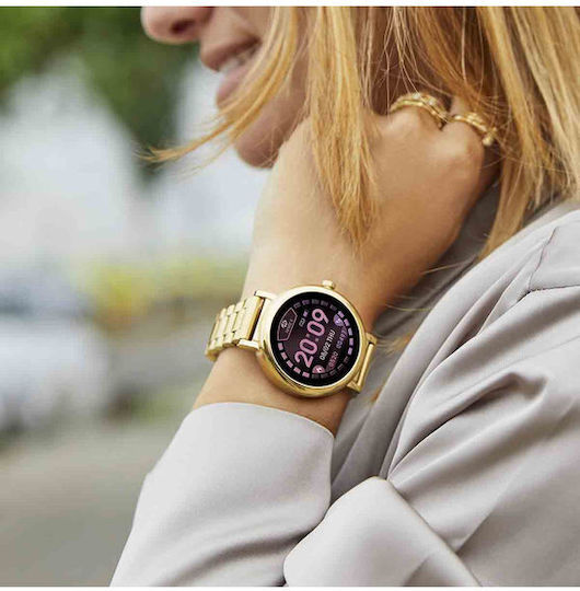 Marea Β61002 40mm Smartwatch with Heart Rate Monitor (Gold) view 4