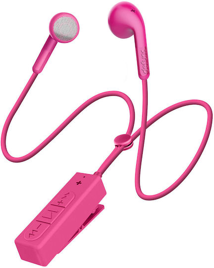 Defunc Basic Talk Earbud Bluetooth Handsfree Earphones Pink view 1