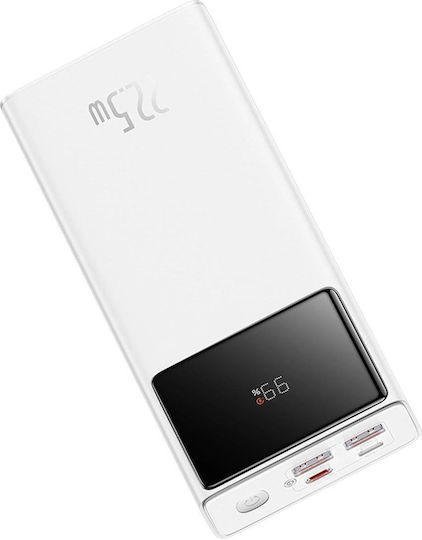 Baseus EnerFill FP41 Power Bank 30000mAh 22.5W with 2 USB-A Ports and USB-C Port White view 5