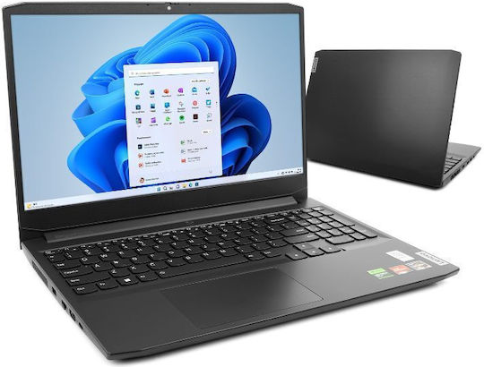 Lenovo IdeaPad Gaming 3 15ACH6 15.6" IPS FHD (Ryzen 5-5500H/32GB/512GB SSD/GeForce RTX 2050/W11 Home) Shadow Black (US Keyboard) view 1