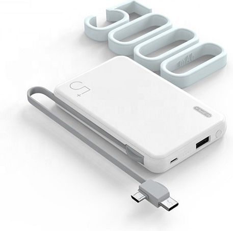 Ezra PB19 Power Bank 5000mAh with USB-A Port White view 4