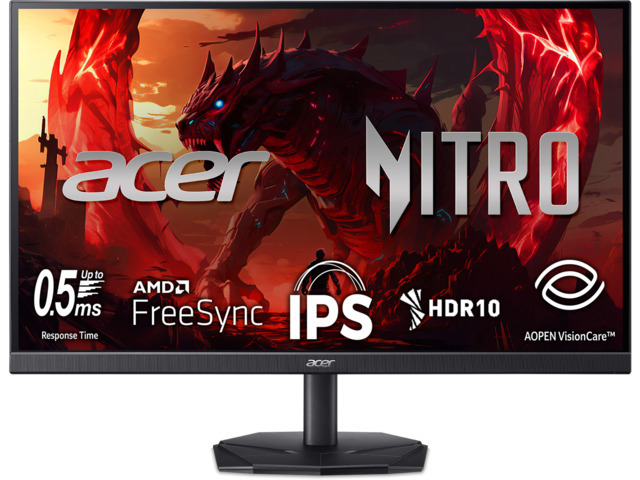 Acer Nitro KG272KL1bmiipx IPS HDR Monitor 27" 4K 3840x2160 144Hz with Response Time 1ms GTG view 7