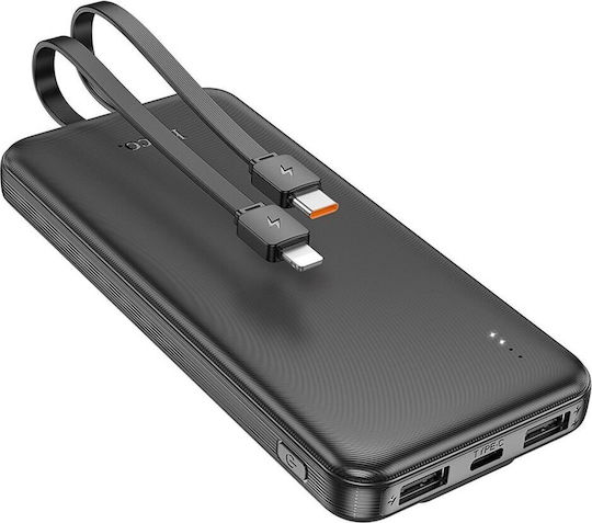 Hoco J118 Power Bank 10000mAh Black view 3