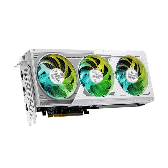 ASRock Radeon RX 9060 XT 16GB GDDR6 Steel Legend OC Graphics Card 90-GA5JZZ-00UANF view 3