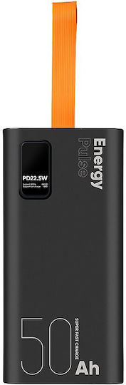 Obal:Me OMPWB50K Power Bank 50000mAh 22.5W with 2 USB-A Ports Black view 3