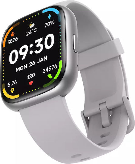 MaxCom Ecowatch 6 46mm with Heart Rate Monitor (Silver) view 2