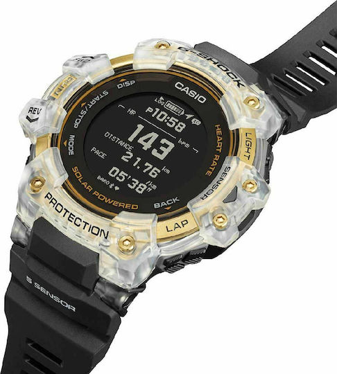 Casio GBD-H1000 Waterproof Smartwatch with Heart Rate Monitor (Black) view 3