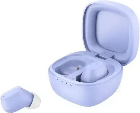 Celebrat W30 In-ear Bluetooth Handsfree Headphones with Charging Case Purple view 3
