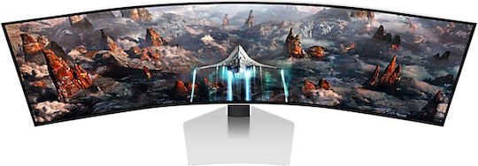 Samsung Odyssey G9 Ultrawide OLED HDR Curved Gaming Monitor 49" 5120x1440 240Hz with Response Time 0.03ms GTG view 6