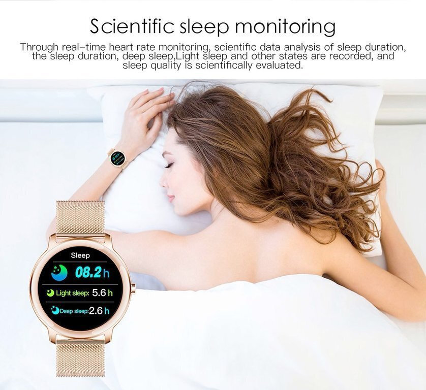 Rubicon SR014E Smartwatch with Heart Rate Monitor (Black) vista 7