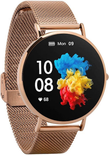 Garett Verona 50mm Smartwatch with Heart Rate Monitor (Gold) view 6