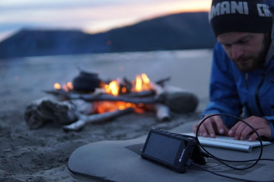 Sandberg Outdoor Solar Power Bank 24000mAh with 2 USB-A Ports and USB-C Port Quick Charge 3.0 Black vue 4