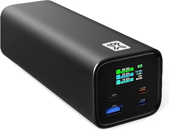 XtremeMac X-Power Max 27000mAh 140W with USB-A Port and 2 USB-C Ports Power Delivery / Quick Charge 3.0 Black view 1