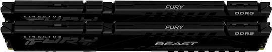 Kingston FURY Beast DDR5 16GB RAM with 2x8GB Modules and Speed 6000 for Desktop KF560C30BBEK2-16 view 4