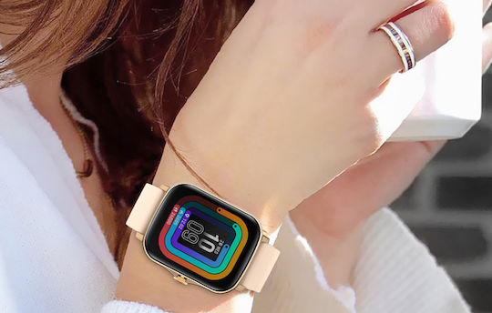 Colmi P8 Plus 43mm Smartwatch with Heart Rate Monitor (Gold) view 7