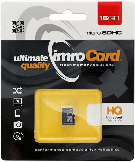 IMRO microSDHC 16GB UHS-I with Adapter view 1