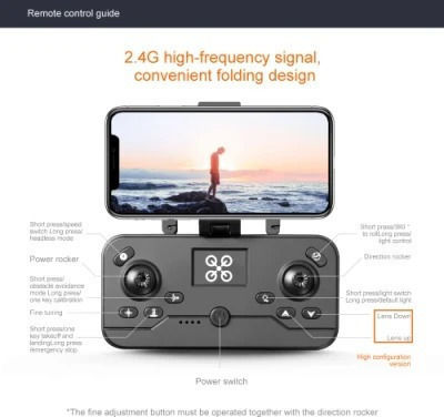 V10 Optical Flow Obstacle Avoidance Drone Mini with 4K Camera and Controller view 2
