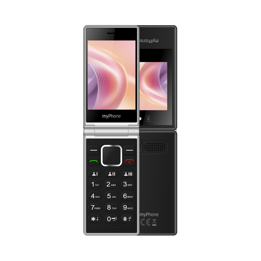 MyPhone Tango 2 LTE Dual SIM Mobile with Large Buttons Black view 1