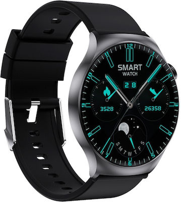 NO.1 DT4 Mate 45mm Smartwatch with Heart Rate Monitor (Black) view 2