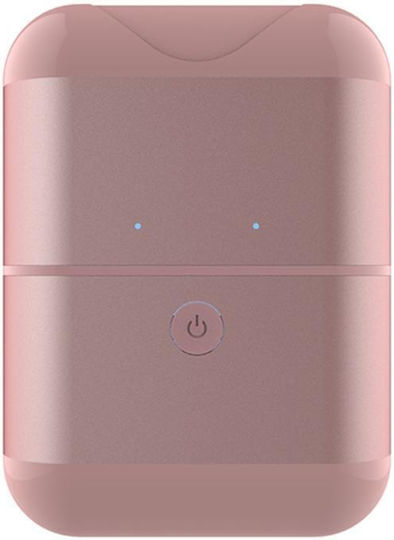 X2 Mini In-ear Bluetooth Handsfree Earphones with Sweat Resistance and Charging Case Rose Gold vue 2